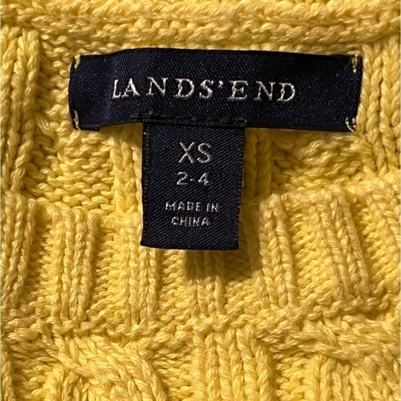 Lands End cotton sweater, size XS 2– 4 - Picture 5 of 6